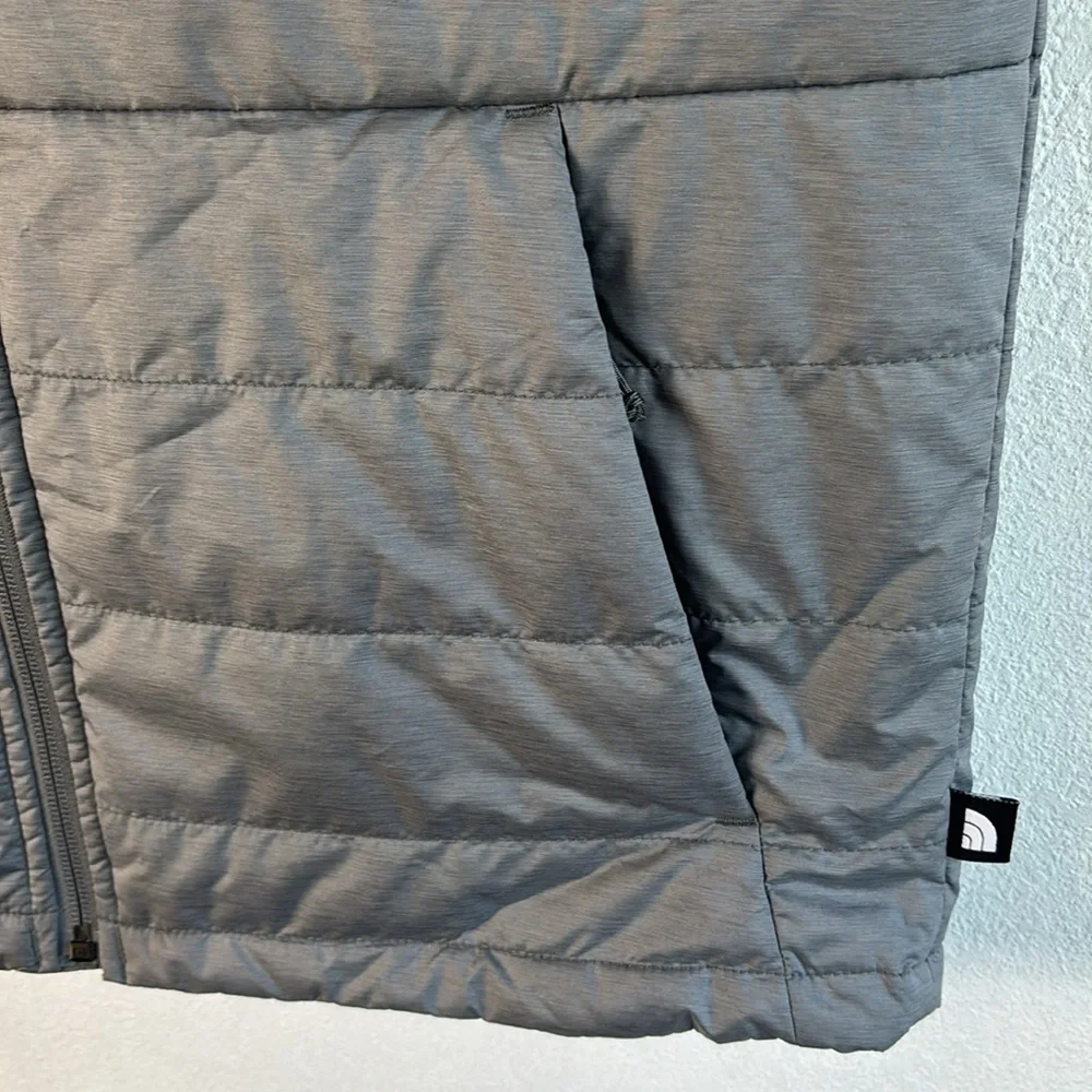 The North Face Men's Bombay Light Grey Zip Lightweight Puffer Vest Sz S